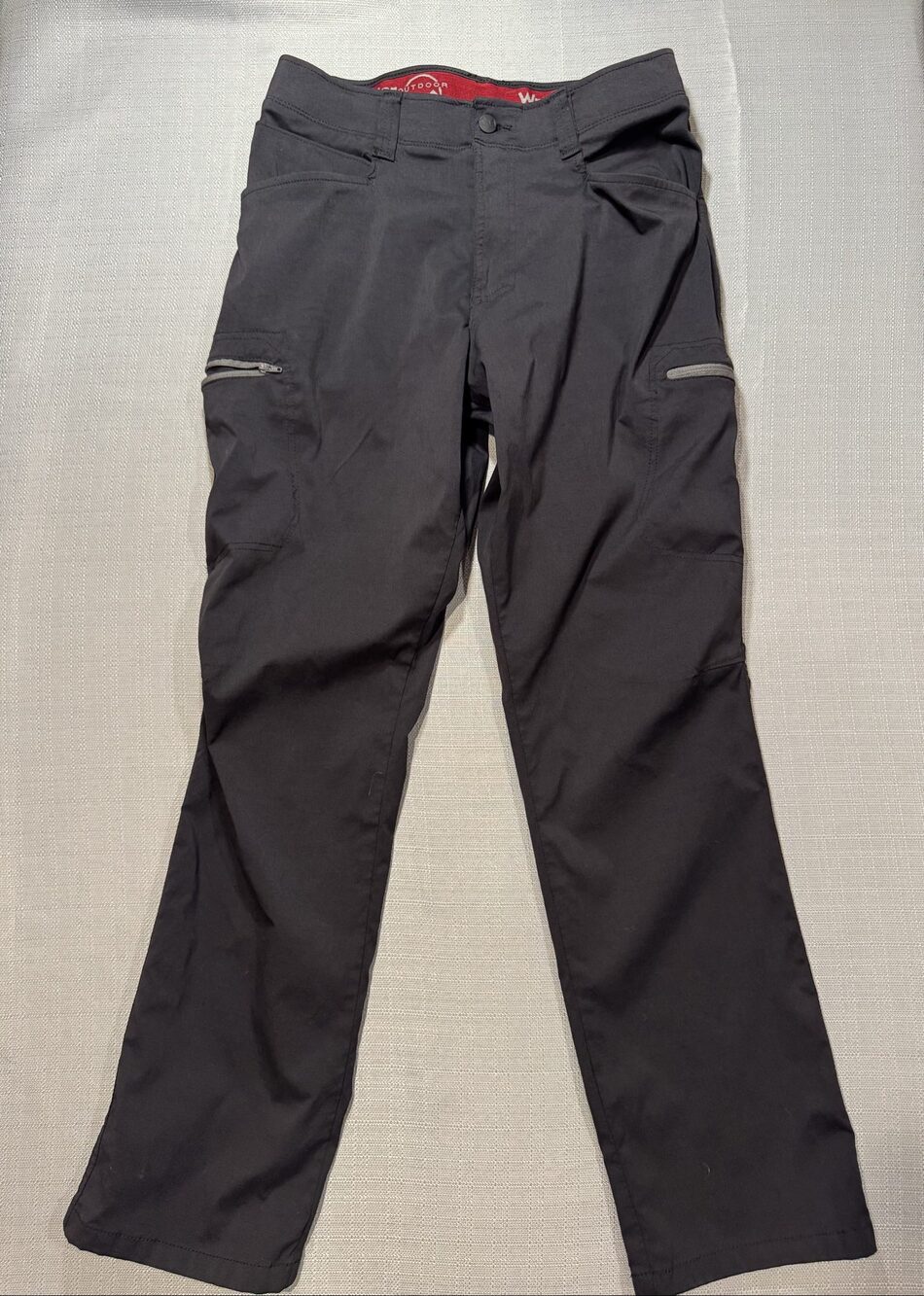Men’s Wrangler Outdoor Performance Cargo Pants – Black – 32x32